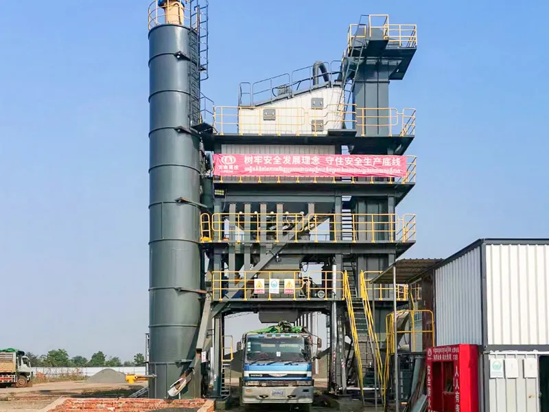 RD175 asphalt mixing plant helped to build Angkor International Airport in Cambodia
