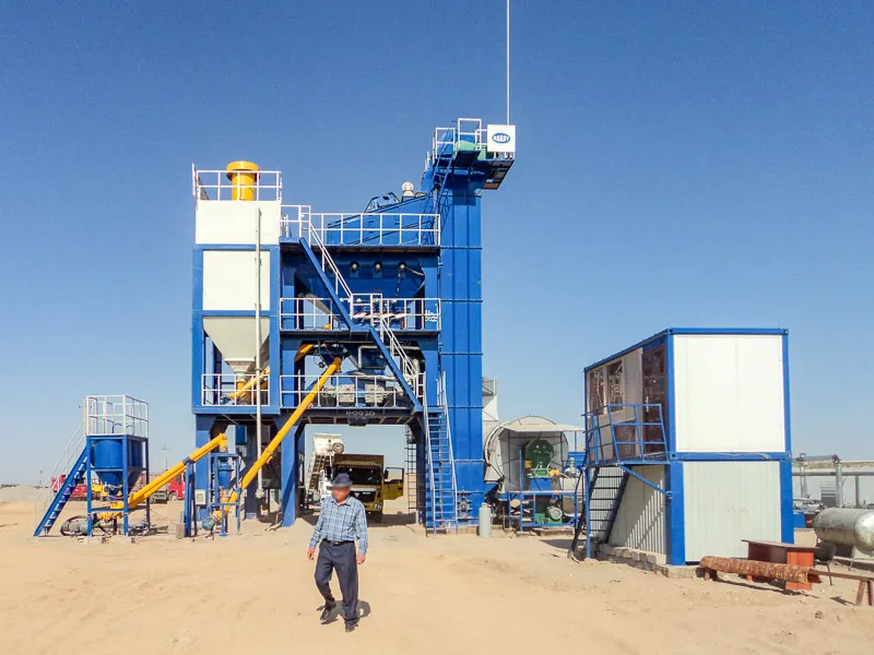 6 sets RD175 asphalt mixing plant were delivered to the Uzbekistan National Road Fund