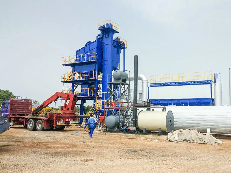 RD90 asphalt mixture mixing plant is used for urban road construction in Nigeria